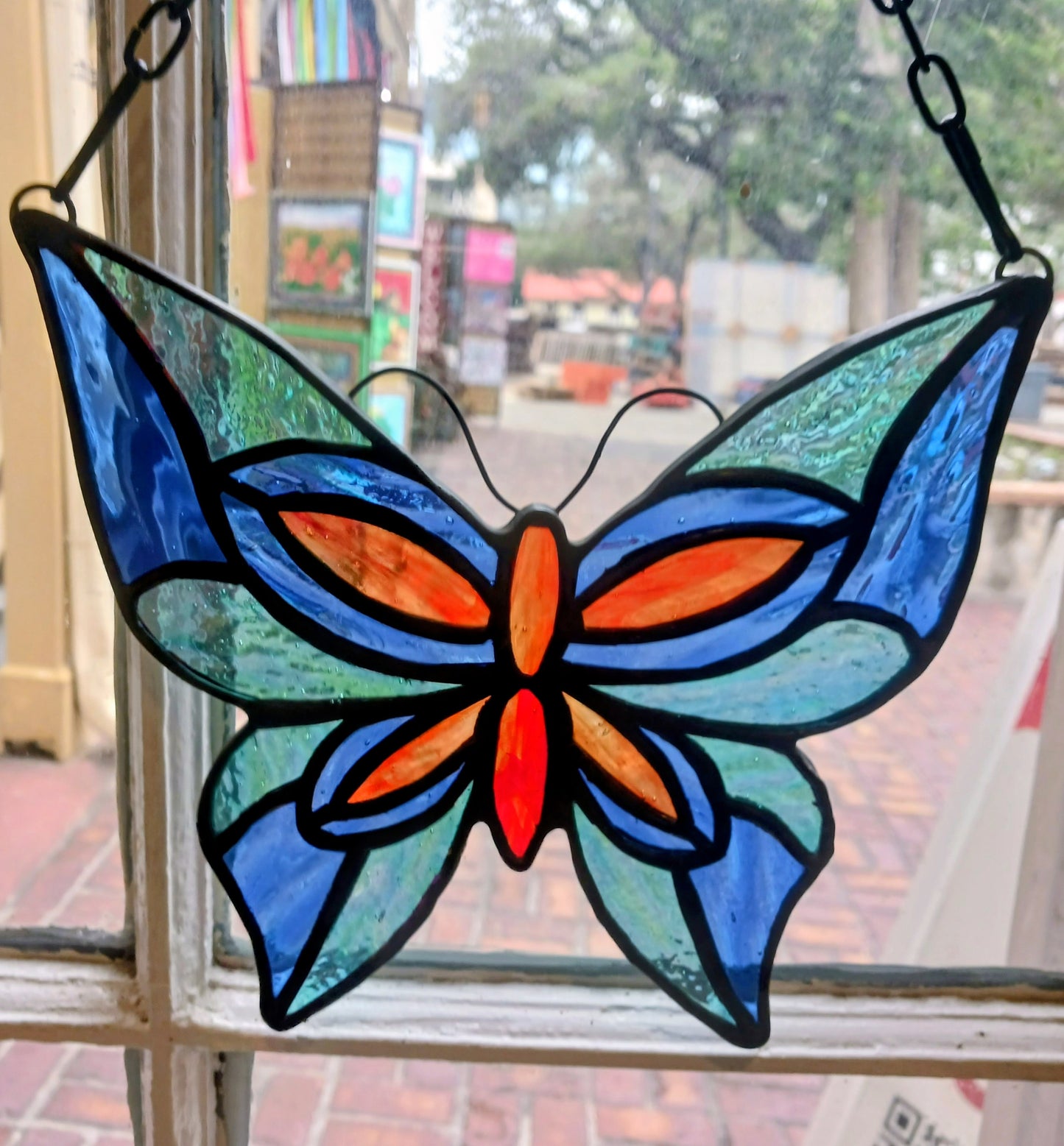 Blue and Orange Butterfly