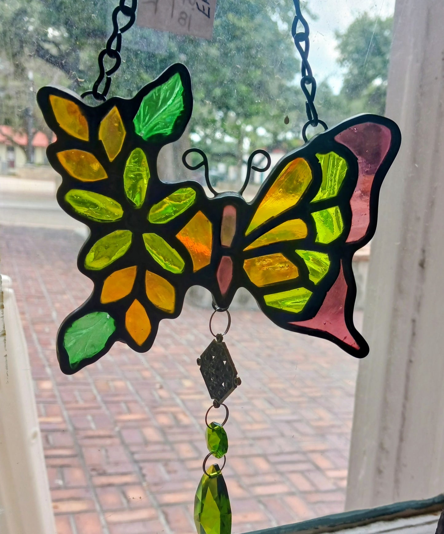 Small Green Butterfly Suncatcher