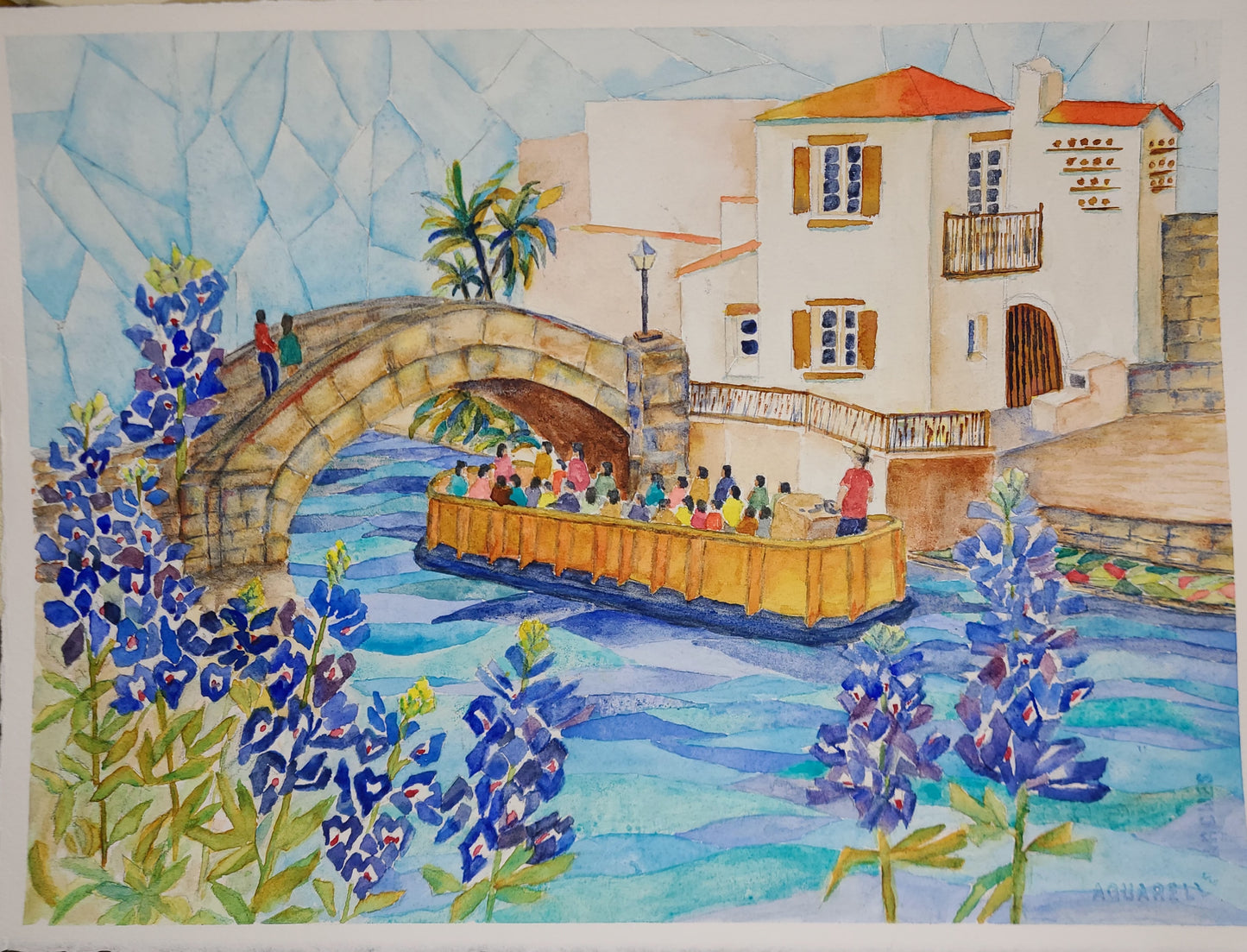 River Azul, Bluebonnets on the San Antonio River