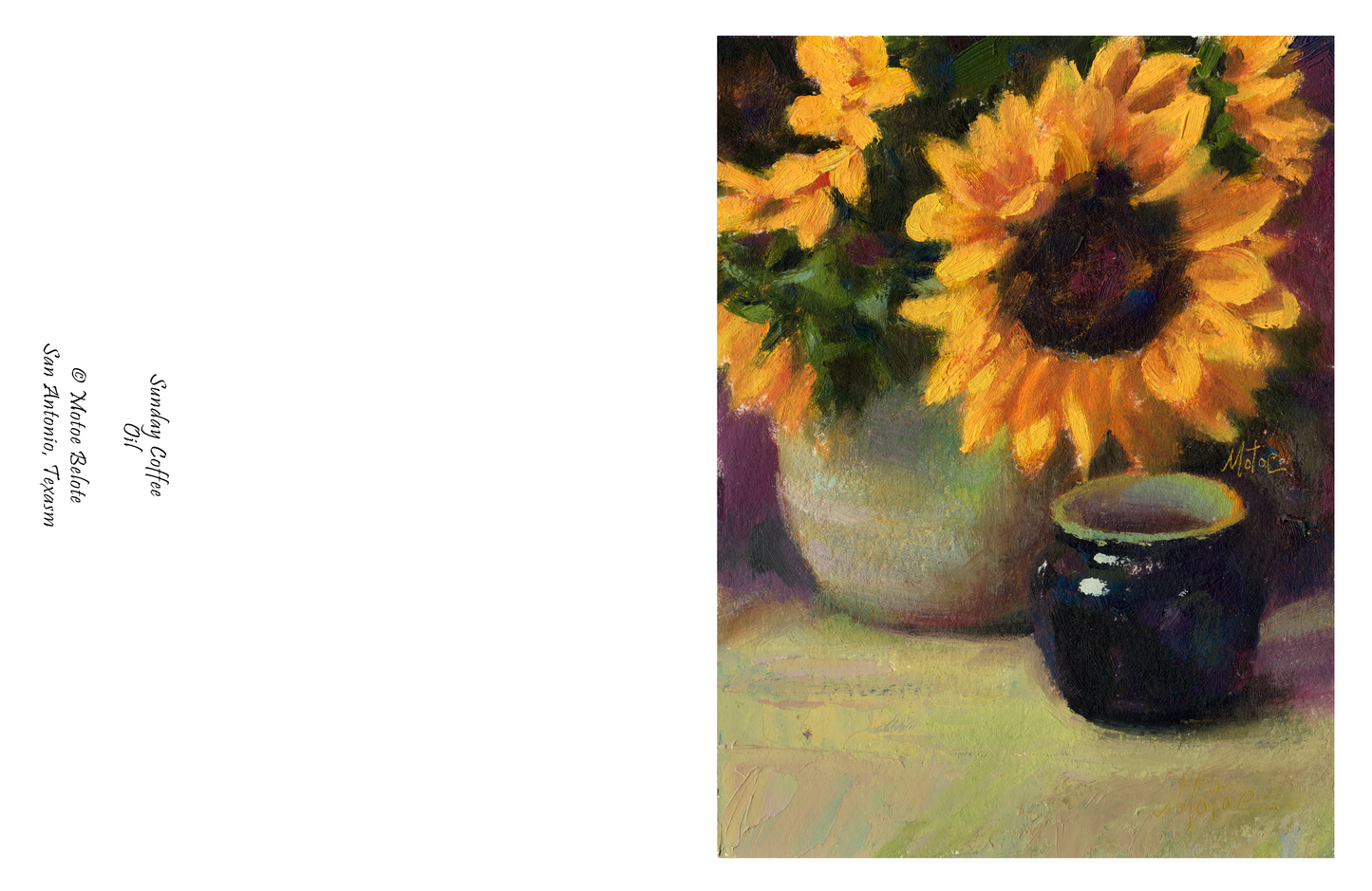 Sunday Coffee Greeting Cards