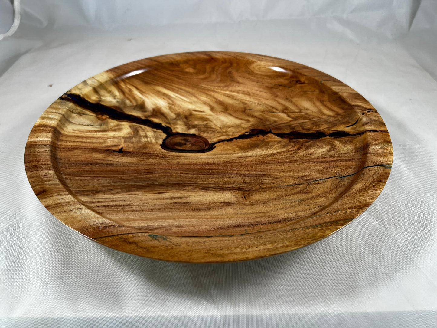 Bowl - Honey Locust wood with blue resin