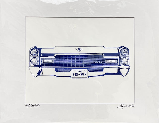 Impresión de Cadillac de 1968
