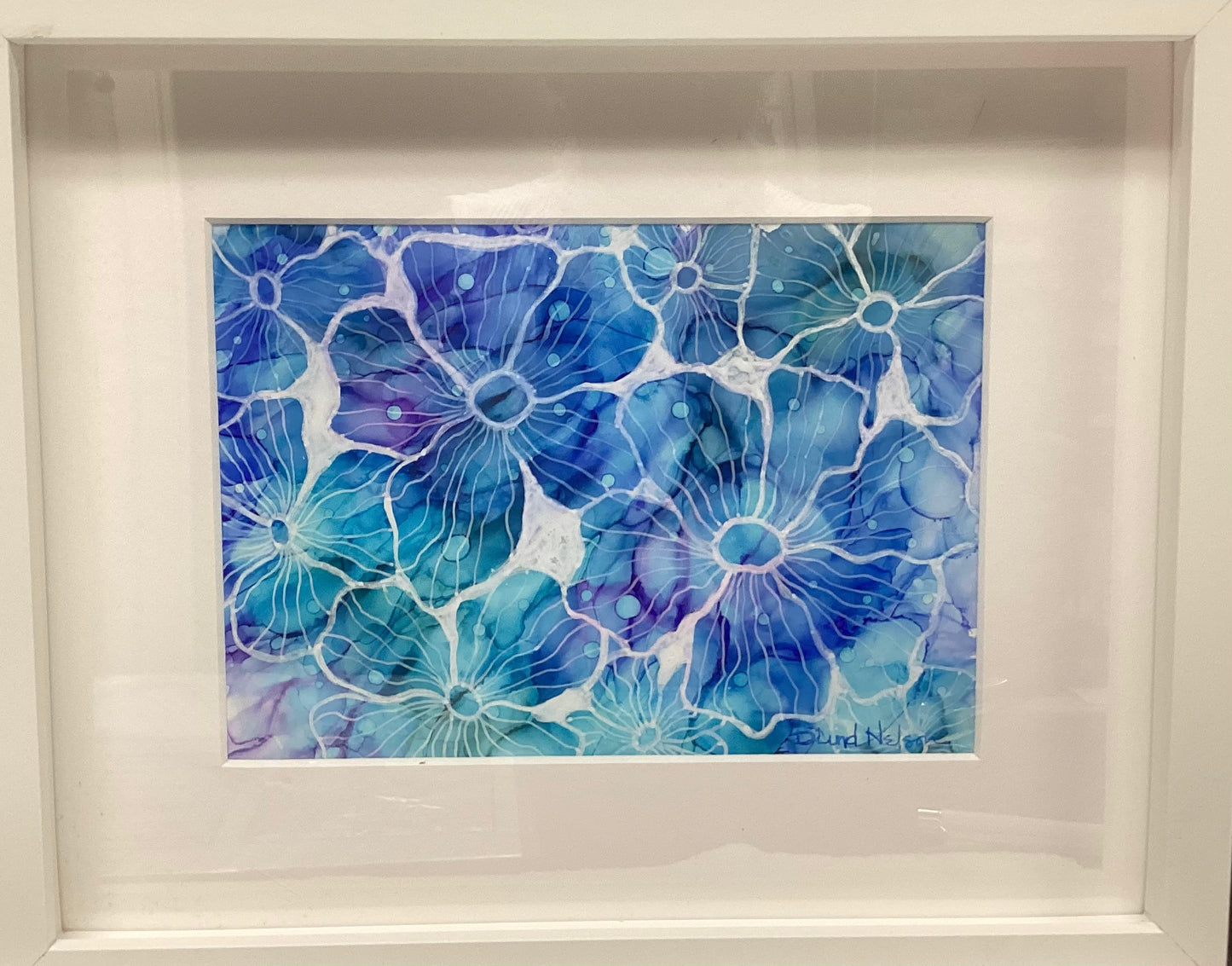 Tranquil blue flowers