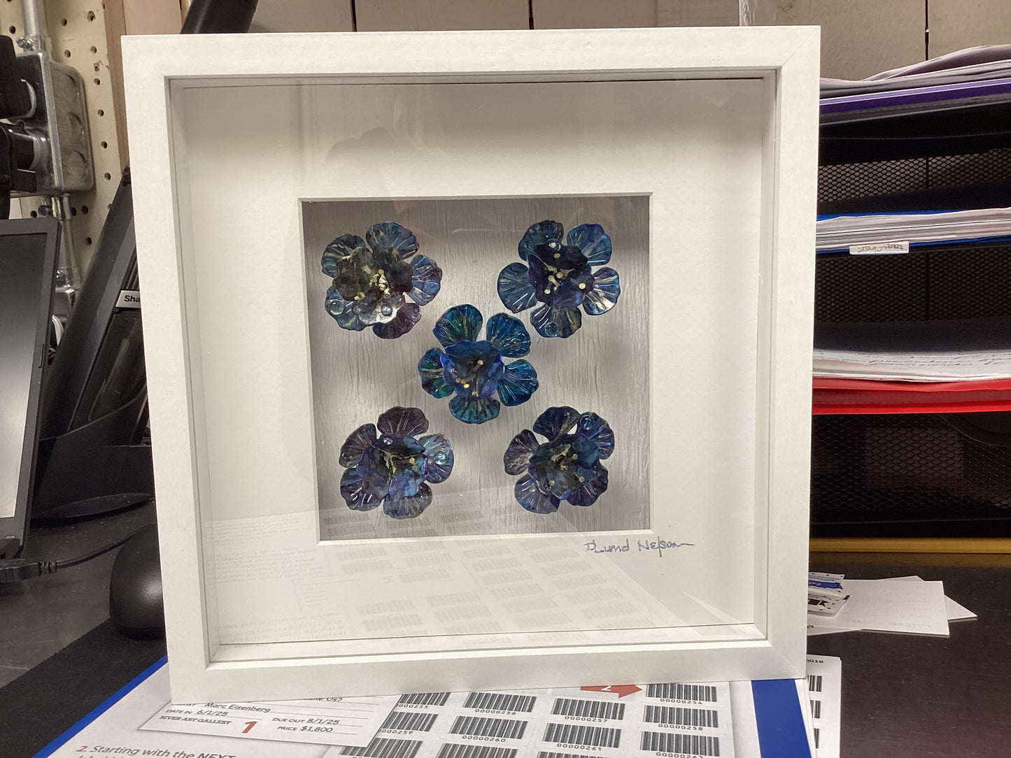 Blue flowers