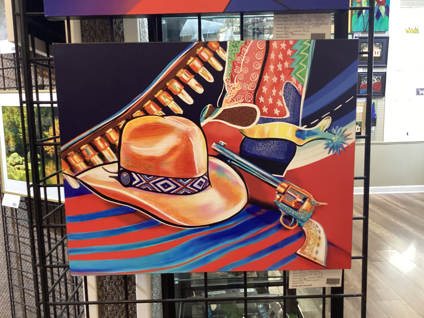 Cowgirl- Mixed Media Gallery Wrap