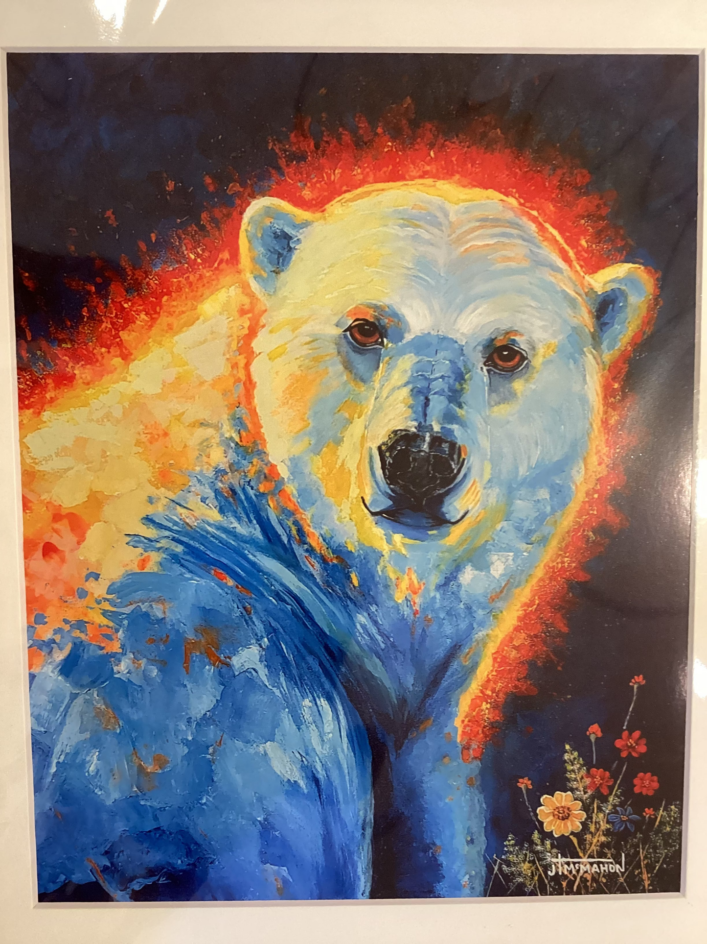 Wild Bloom Collection: Ember of the Arctic on slate