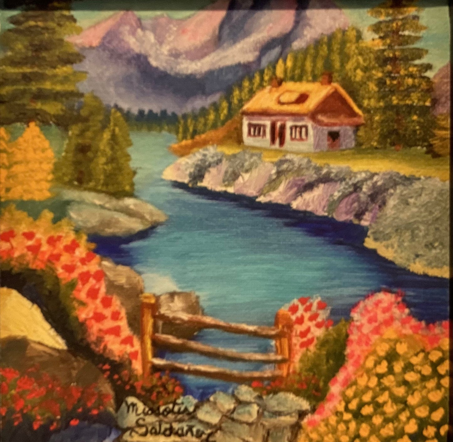 Garden painting