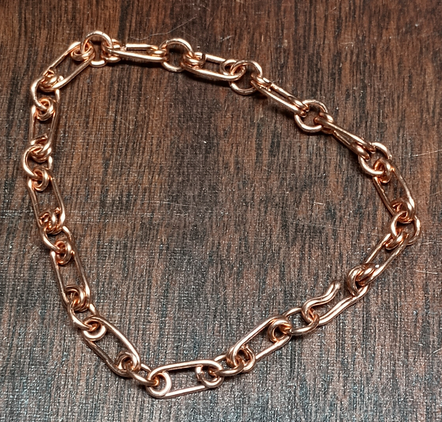 Pulsera de eslabones de cobre