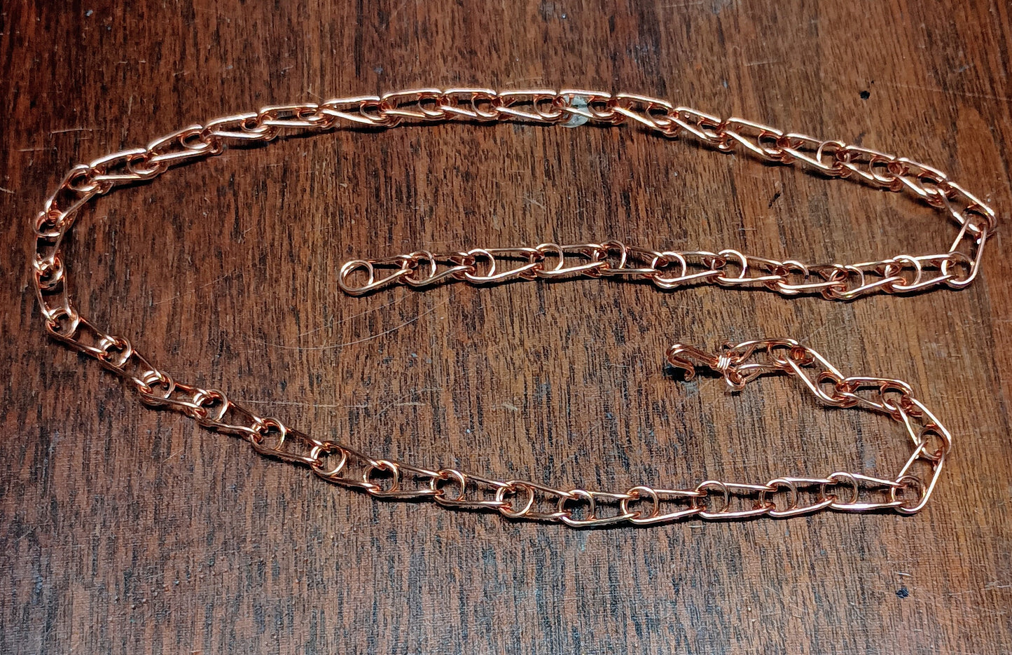 Collar de eslabones de cobre