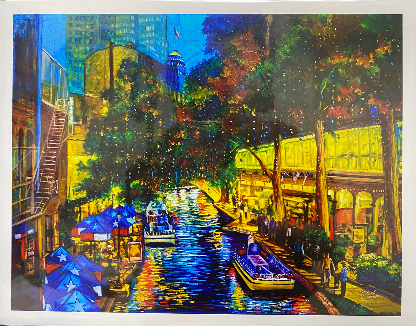 SÁBADO POR LA NOCHE EN EL PASEO DEL RÍO