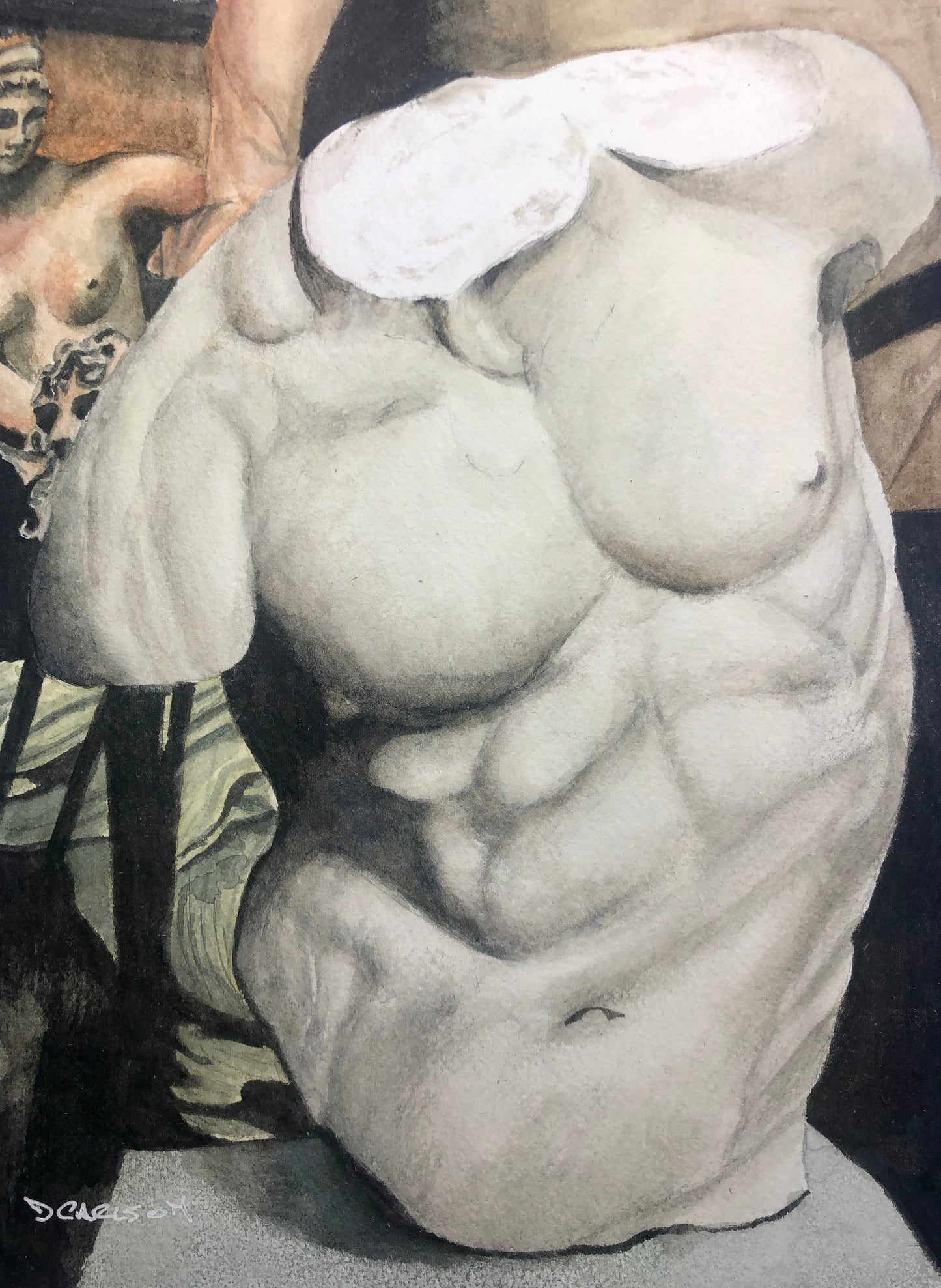 Inside the sculptor's studio