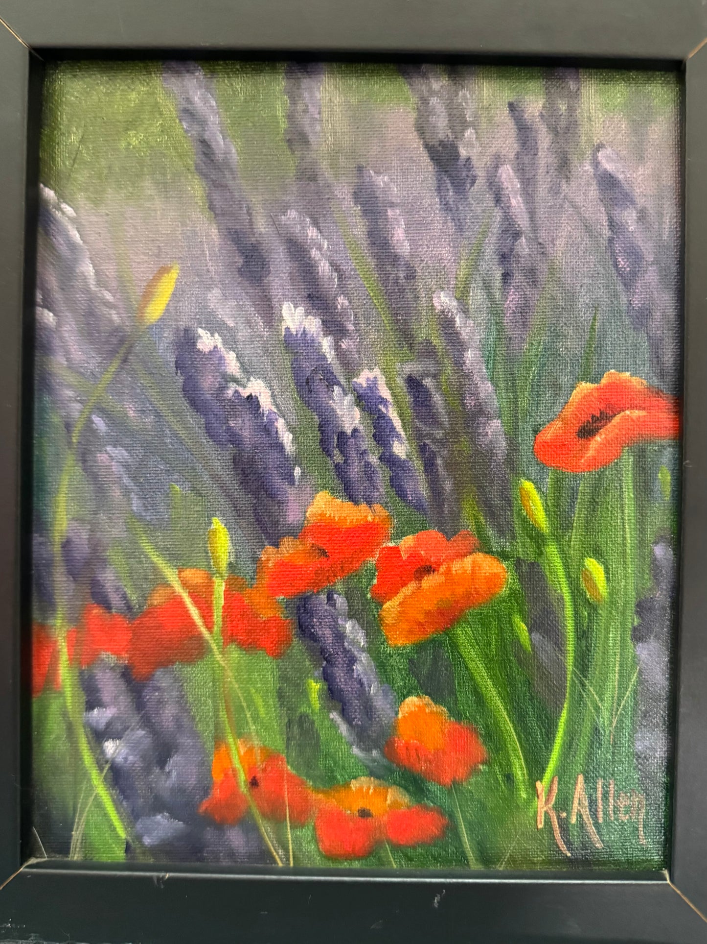 Poppies and Lavender