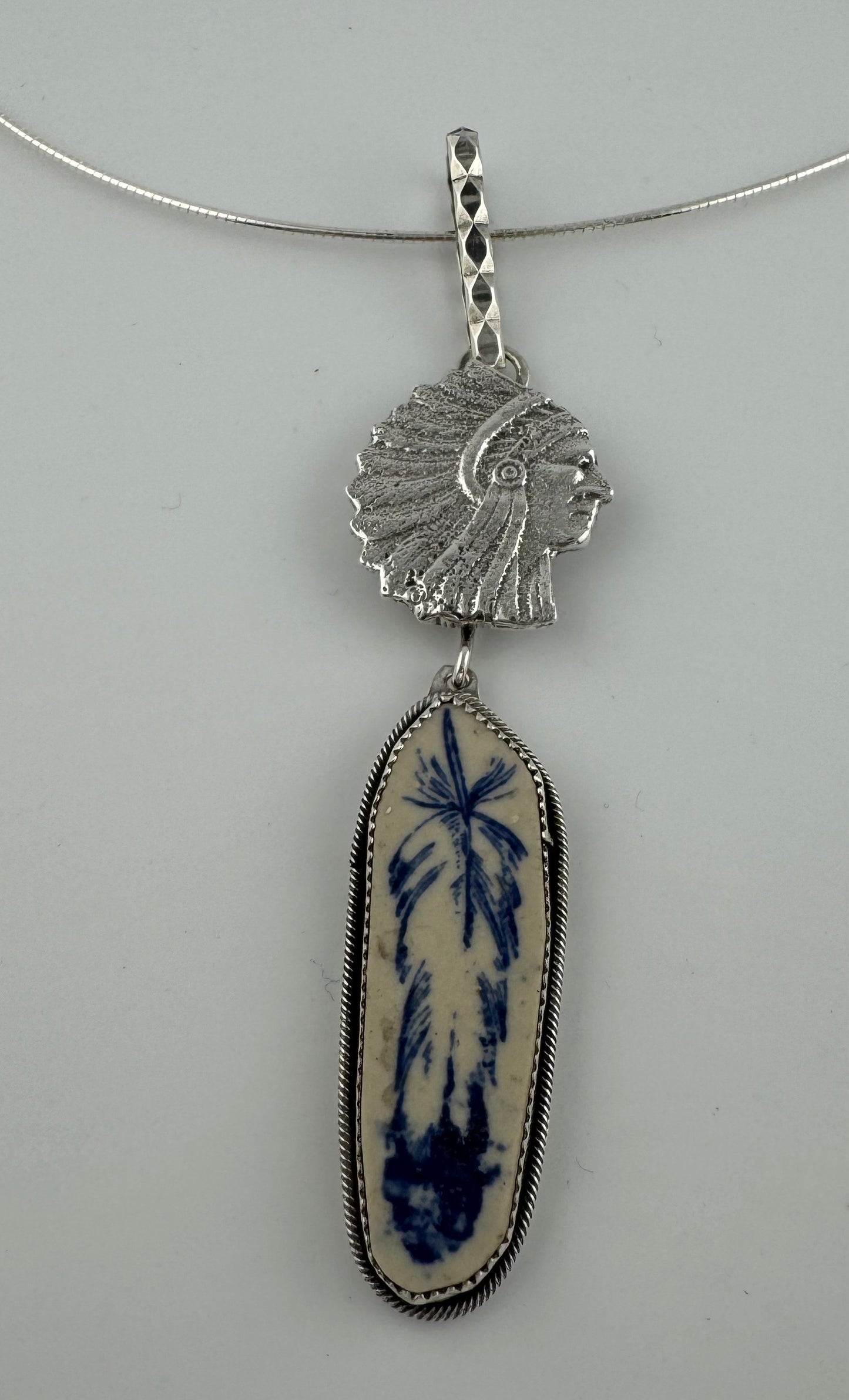 Chief with a feather