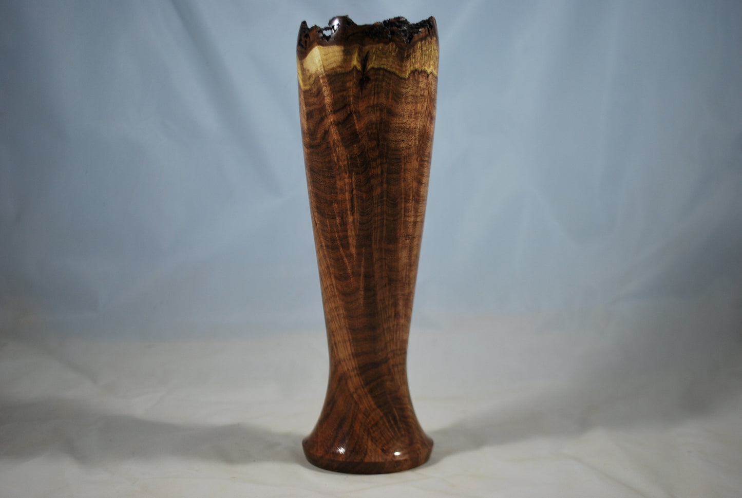 Natural Edged Mesquite Vase