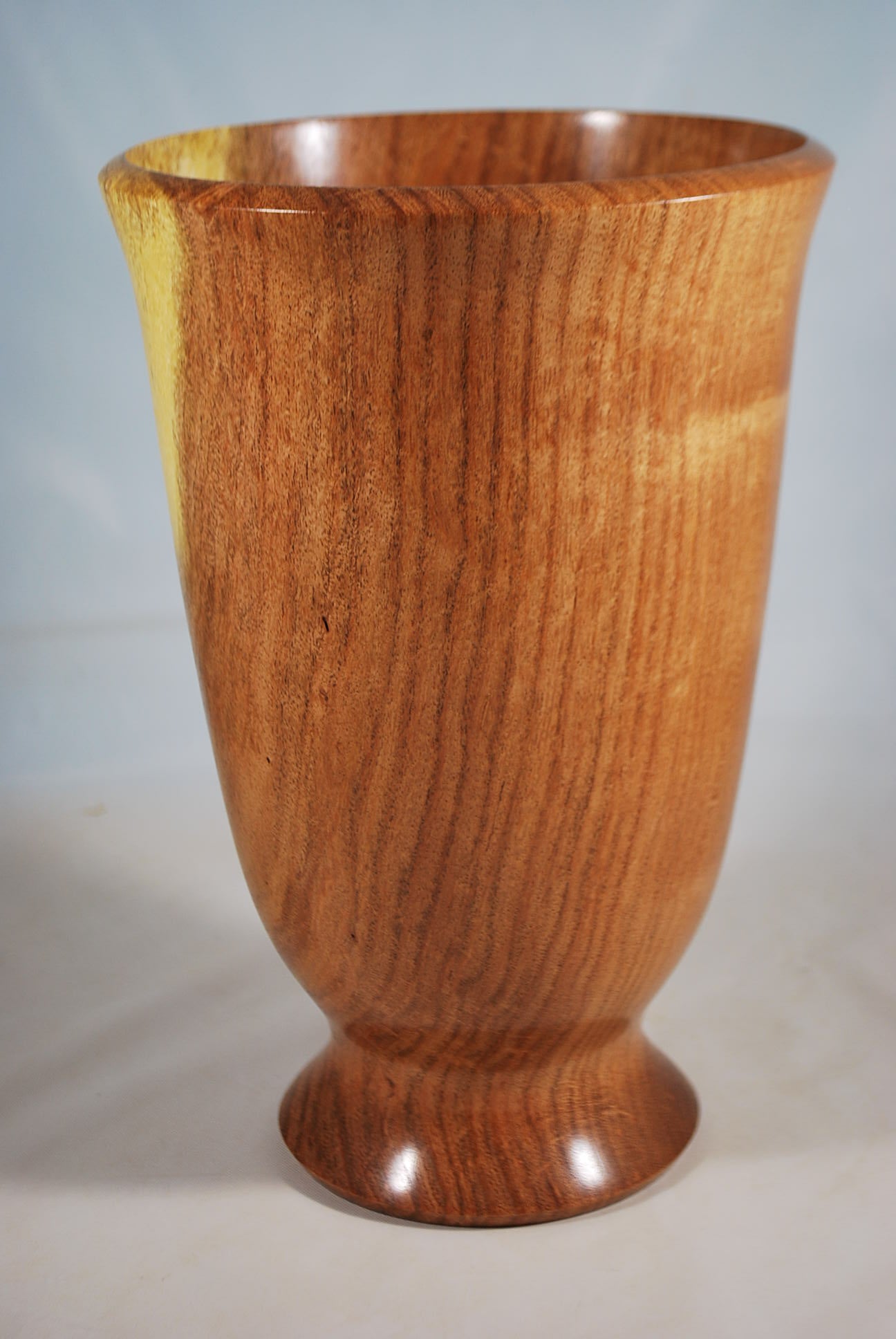 Jarrón de forma abierta - Madera de mezquite