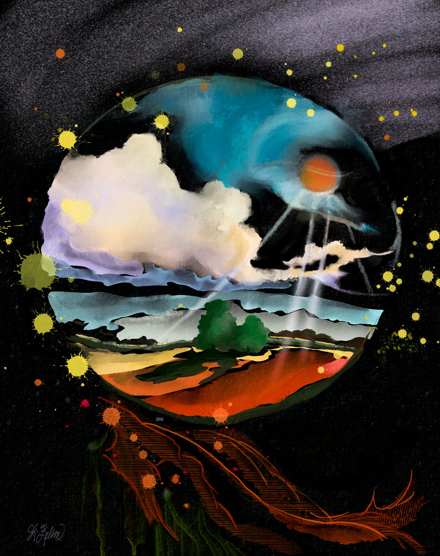 Paisaje onírico de Texas