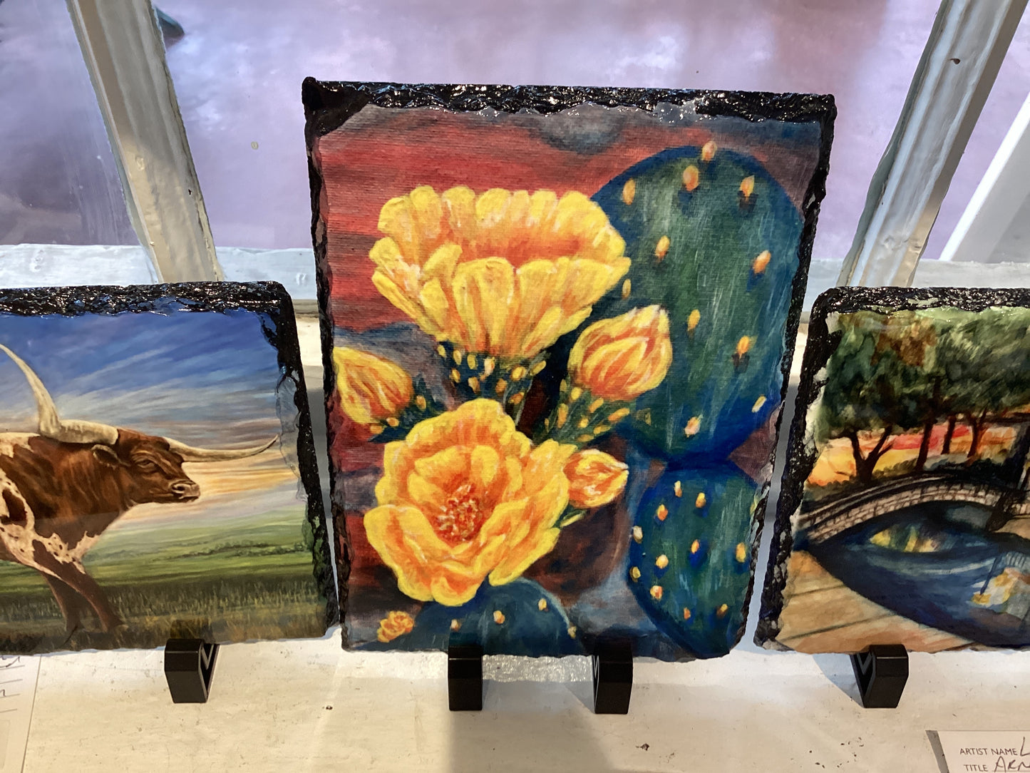 Yellow Cactus Blossom Slate 5/17