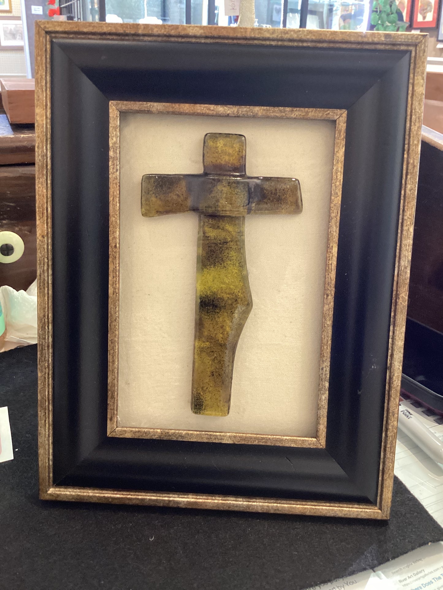 Funky golden cross
