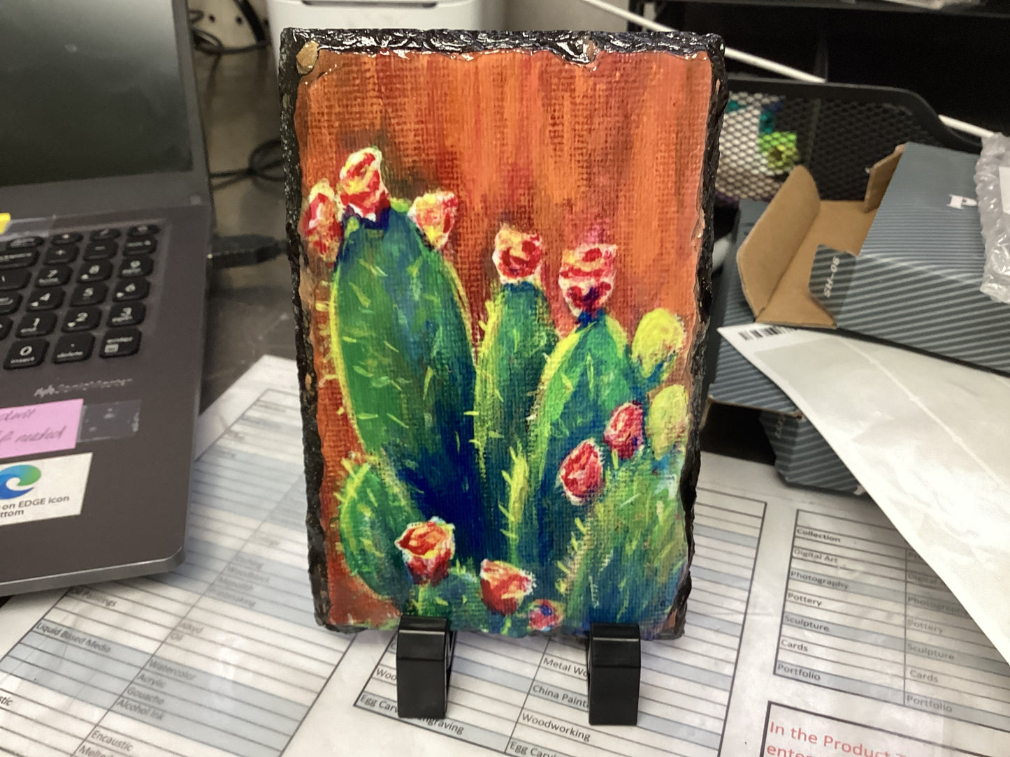 Orange Cactus Slate 5/13