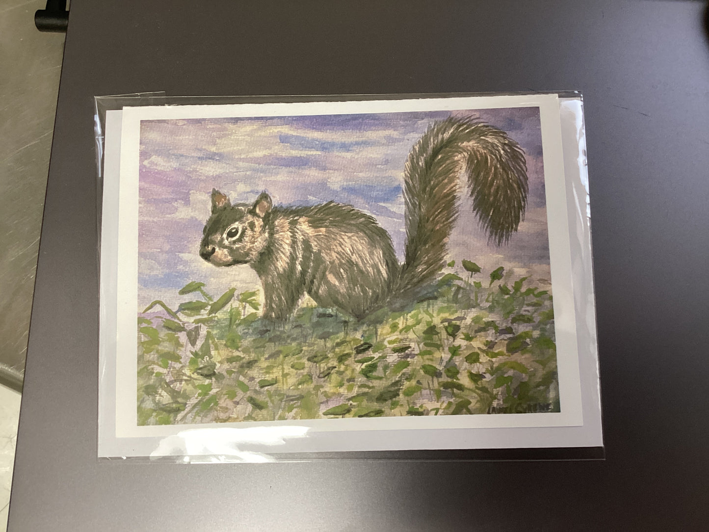 Riverwalk Squirel card 6/16