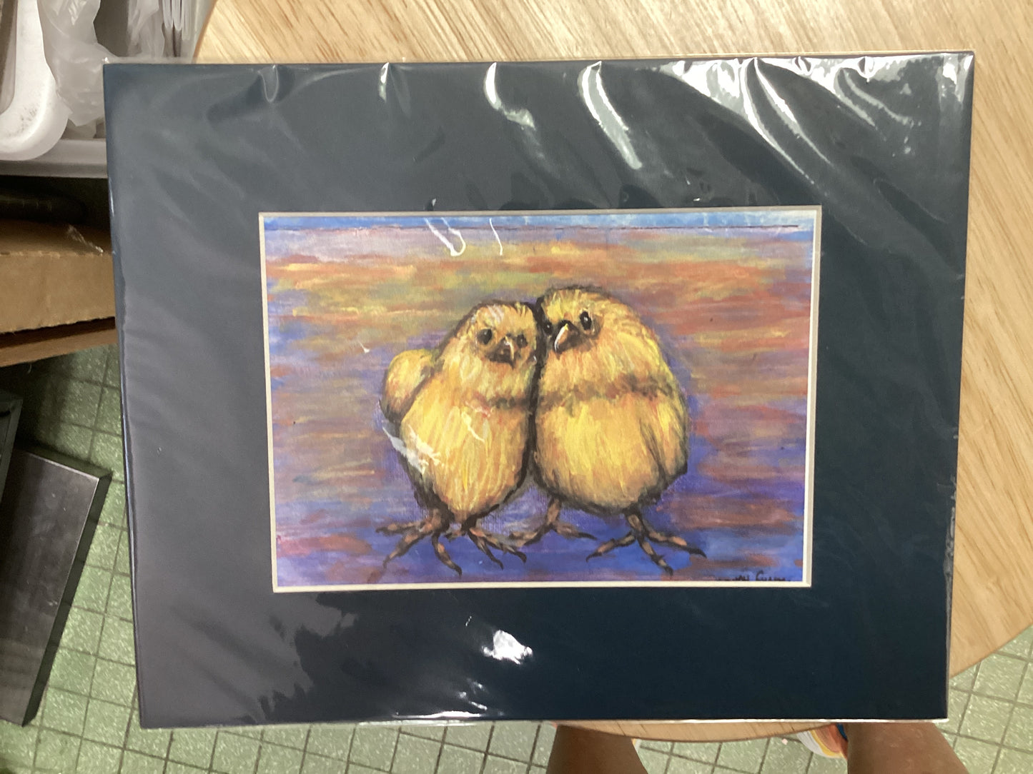 Two Chics matted print