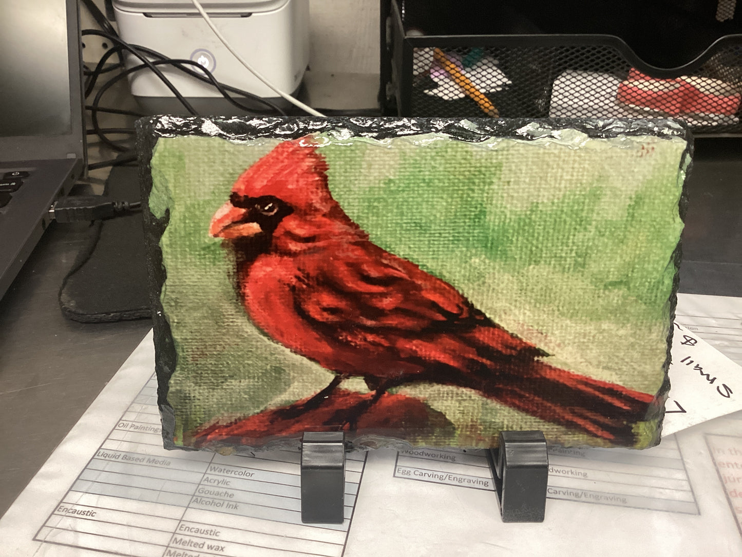 Red Cardinal Slate M28