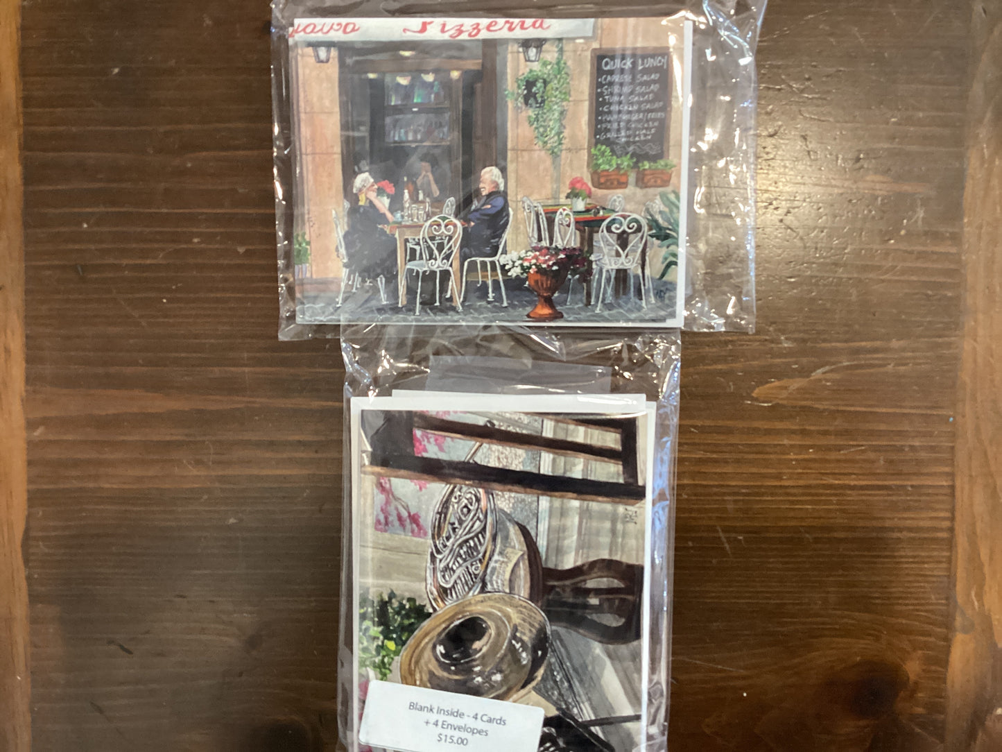 Cartas - (2) “Trompas Francesas” y (2) “Pizzería”