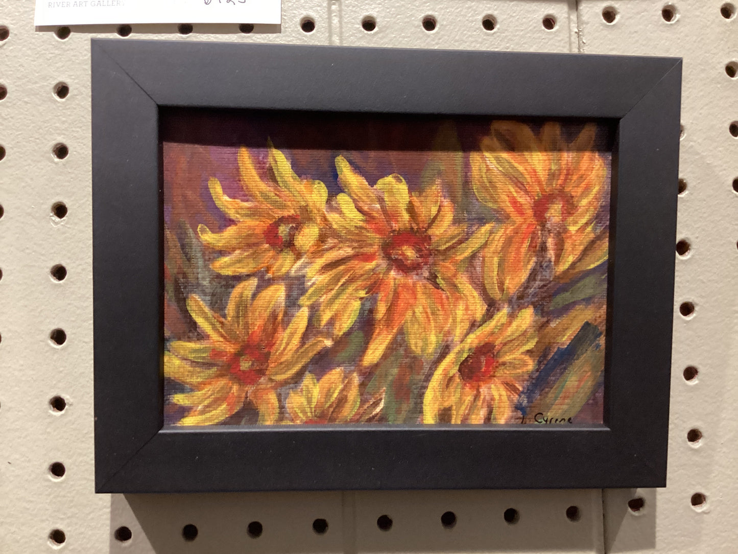 Wild Sunflowers Acrylic painting