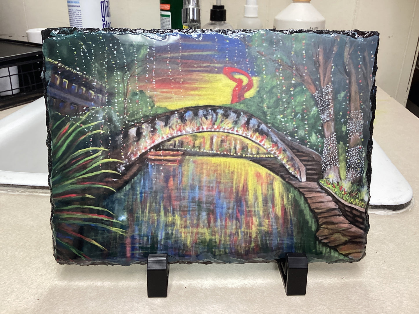 Riverwalk Christmas Slate 7/23