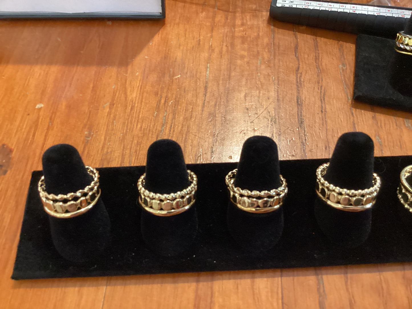 Stackable rings. Set of 3