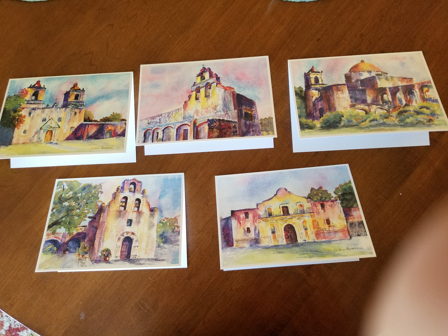 Tarjetas de las Misiones de San Antonio