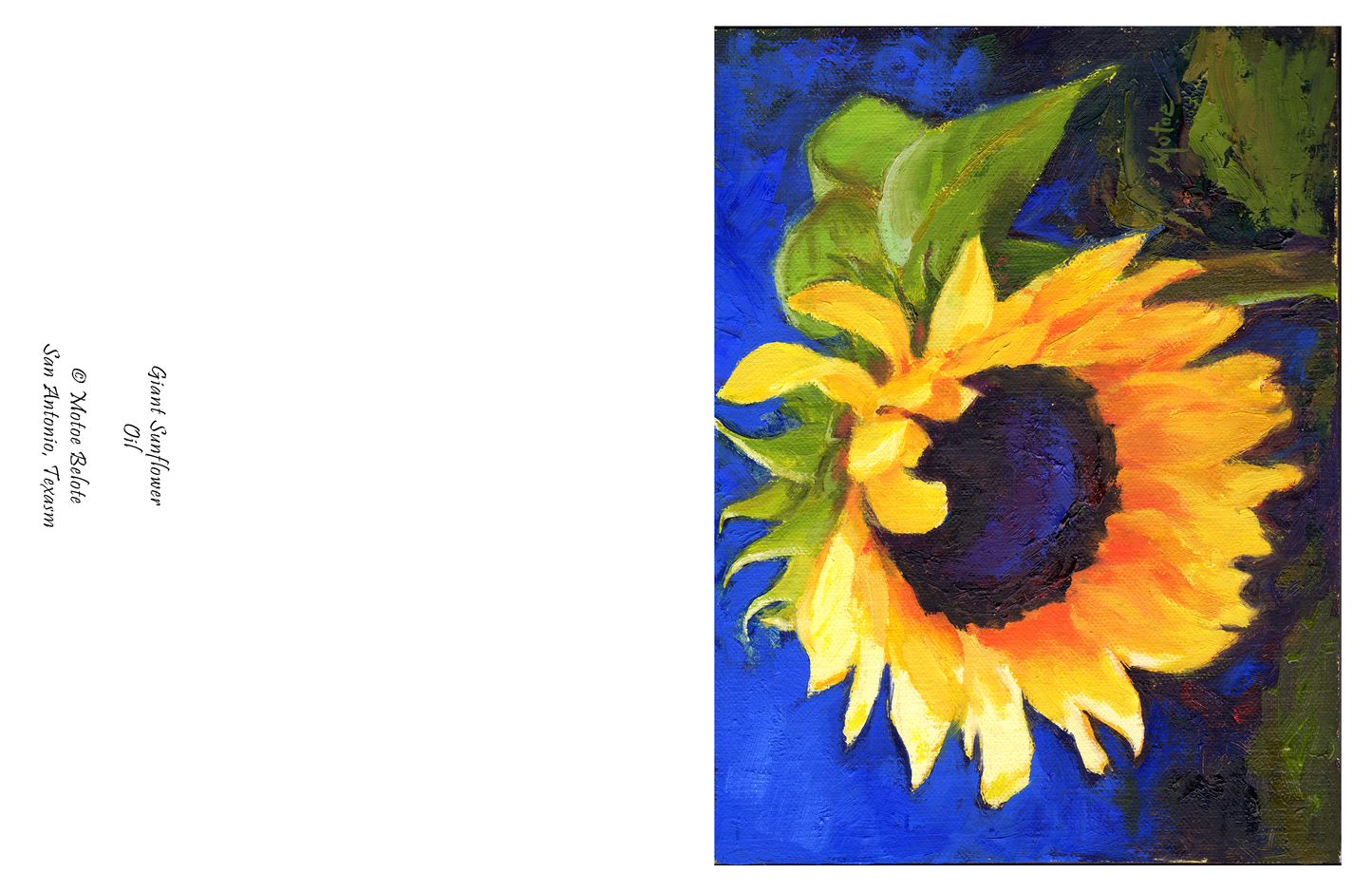 Giant Sunflower - cards