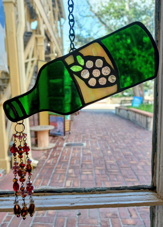 Wine Bottle Sun Catcher