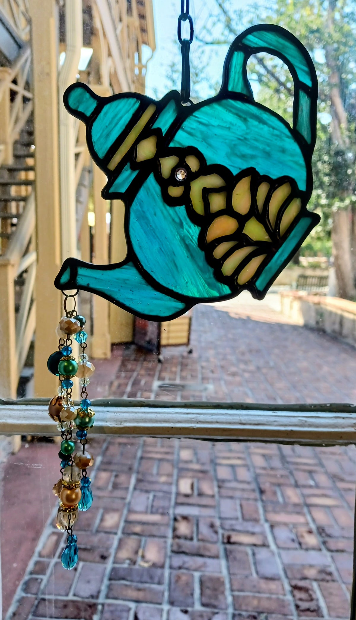 Turquoise Tea Pot