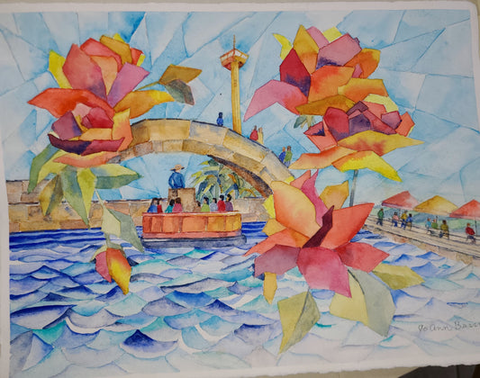 Roses on the San Antonio River