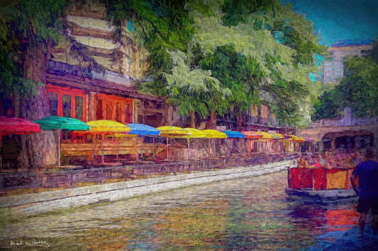 1 - Colorful Umbrellas #1 - Metal Print 12x18