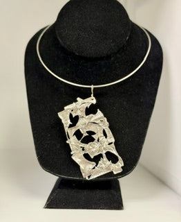 SS fused abstract pendant