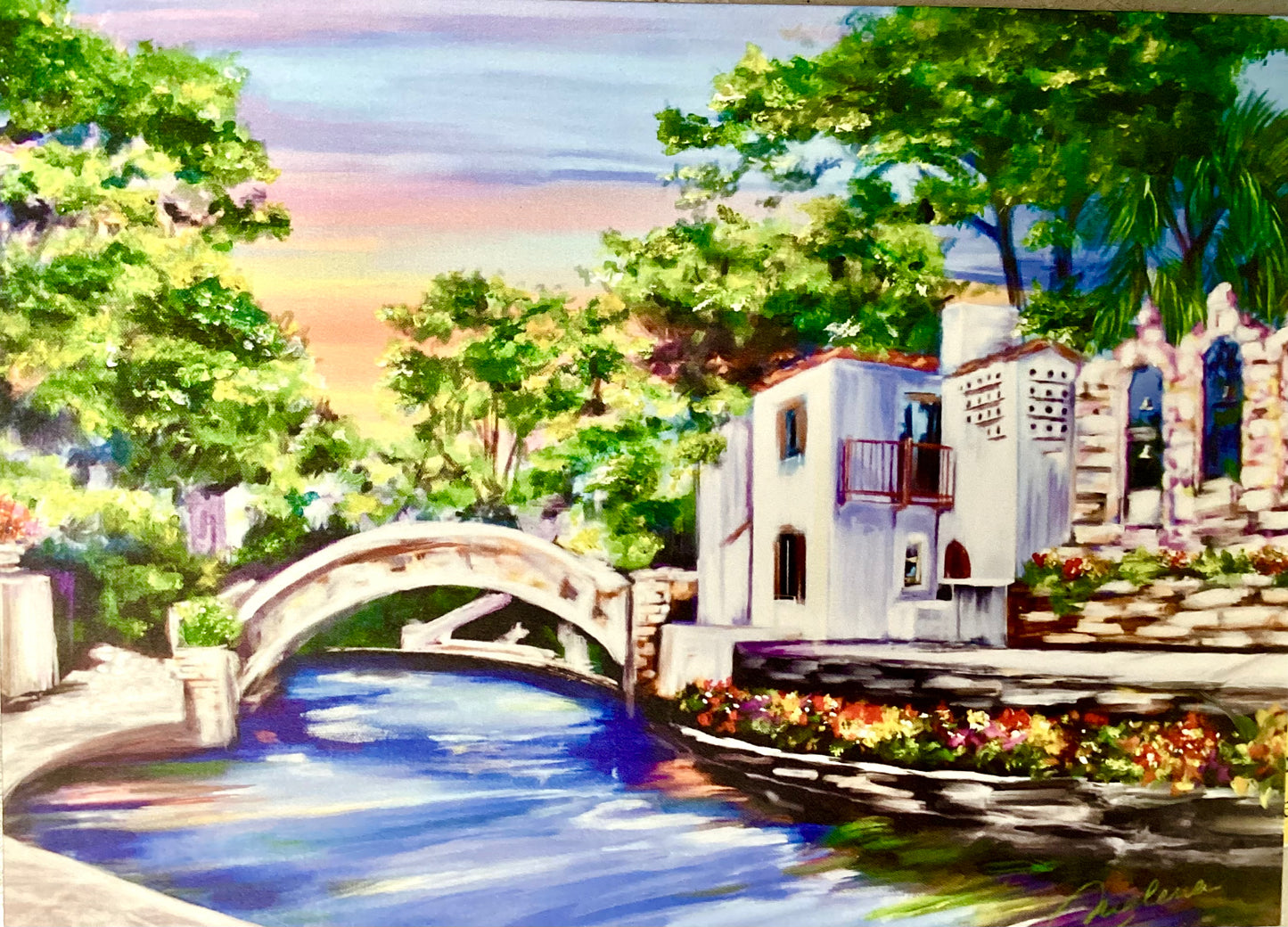 San Antonio, Texas - Greeting cards set of 2