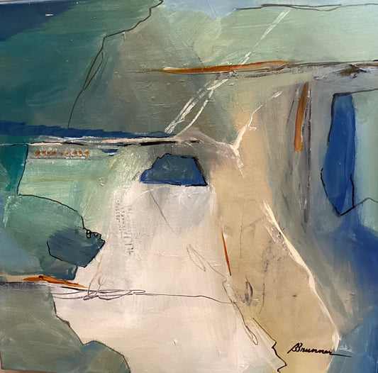 Tranquil Descent Acrylic Painting