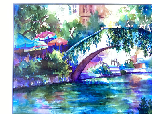 River Walk Morning Bridge