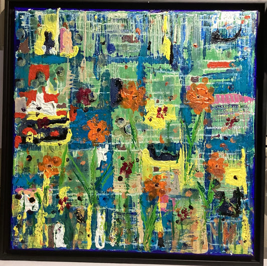 Floral Quilt. Original.
