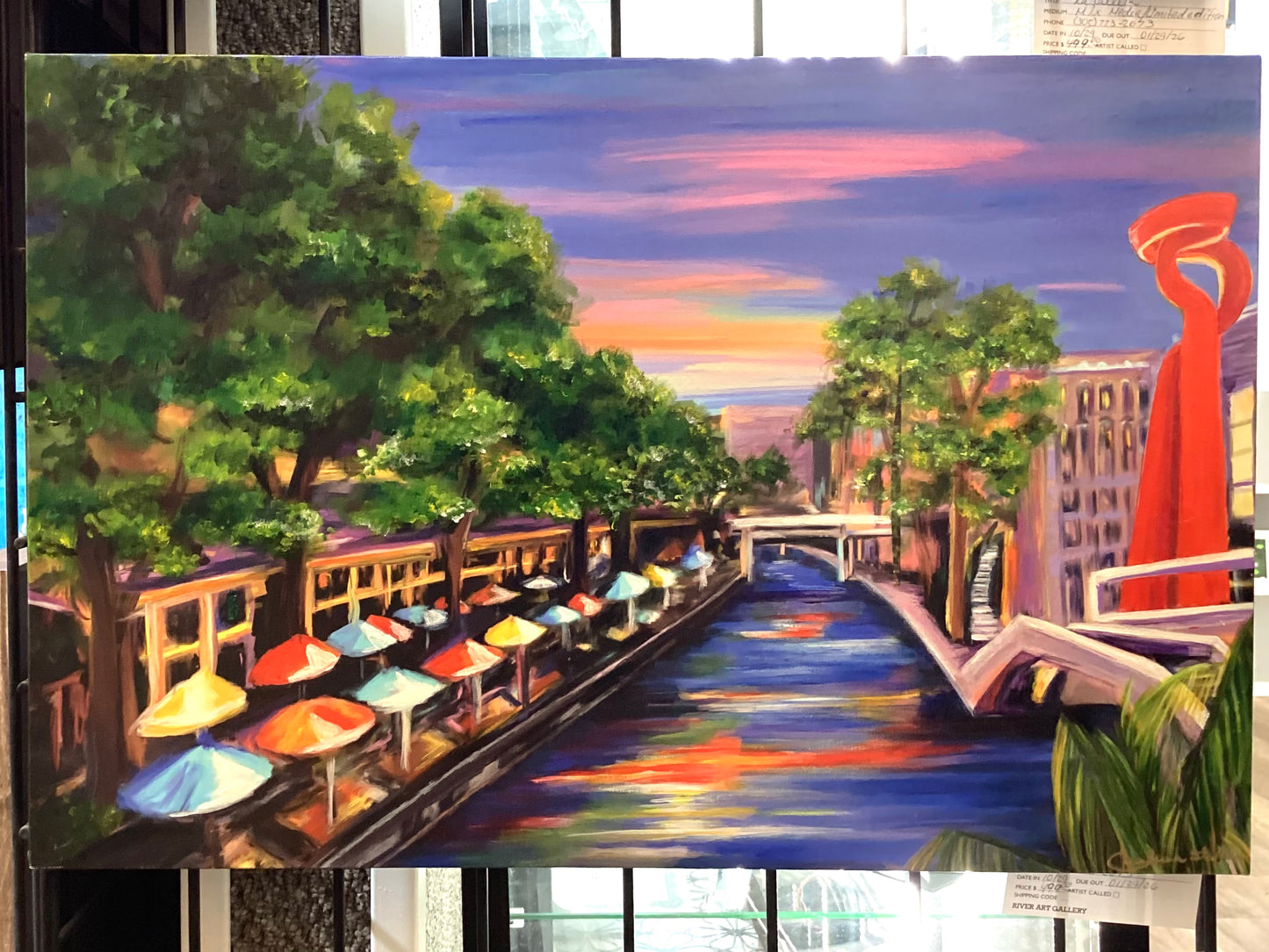 Riverwalk - Mixed Media Limited Edition 25/25