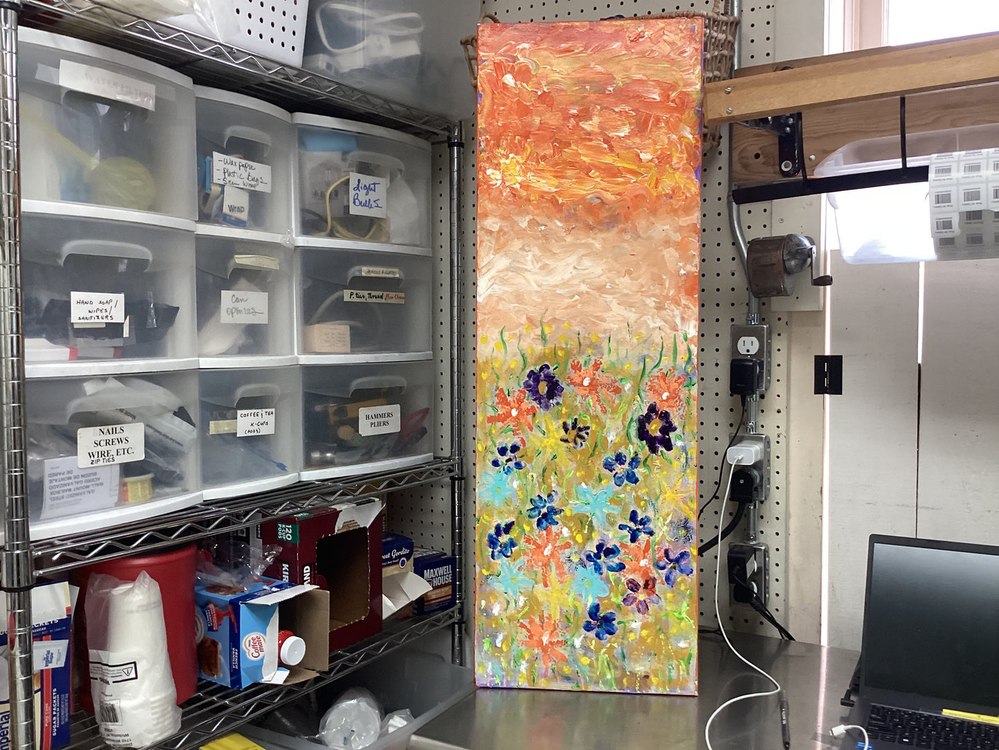 Orange Blooms original Ilna Colemere