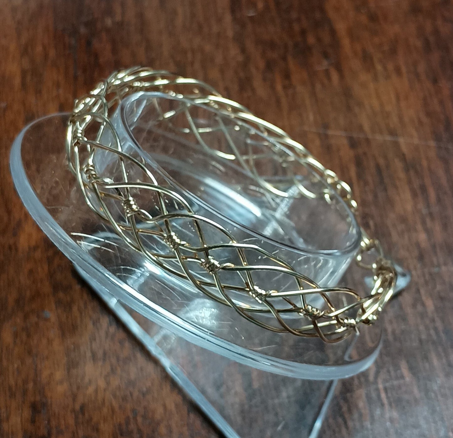 Woven Gold Bracelet