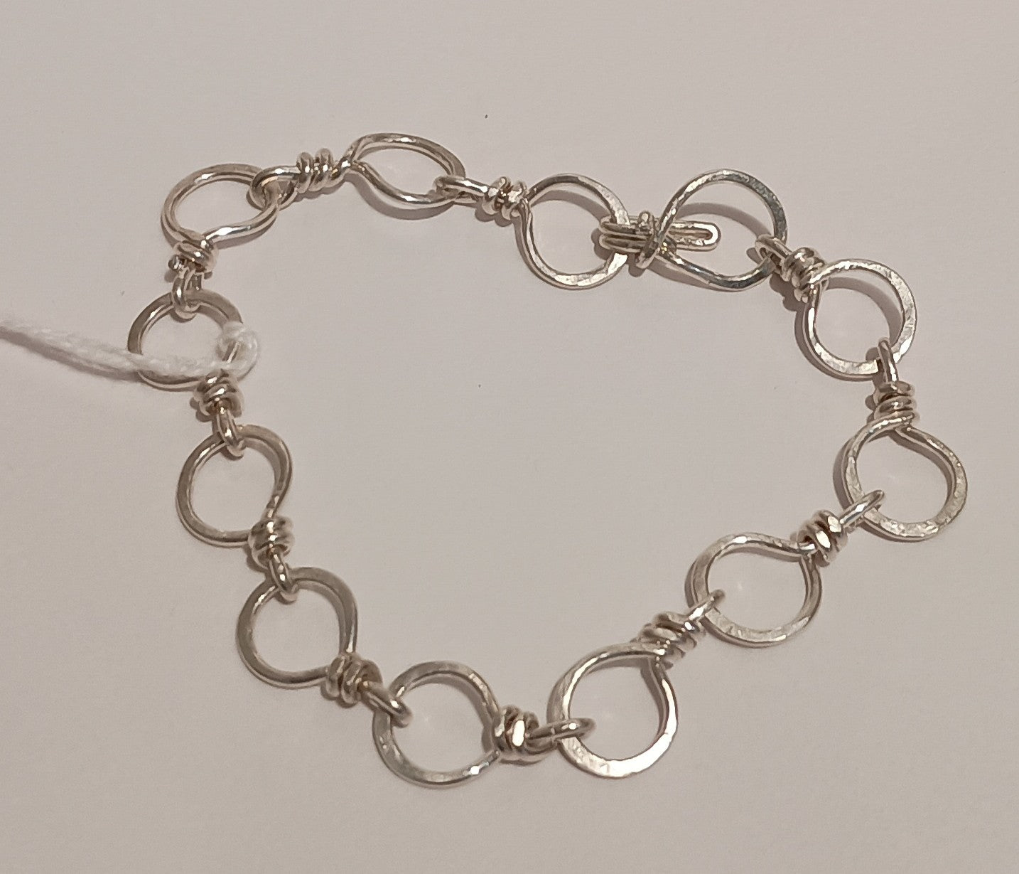 Sterling Silver Round Link Bracelet