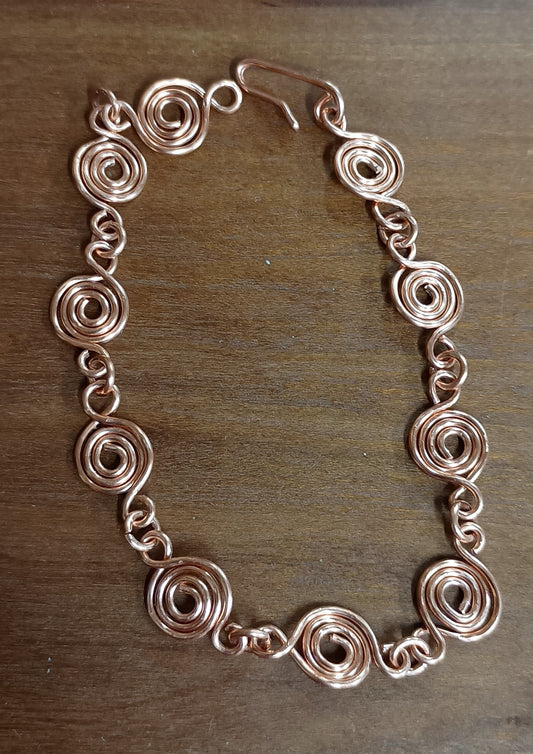 Copper Coil Bracelet