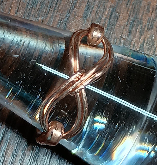 Copper Infinity Ring