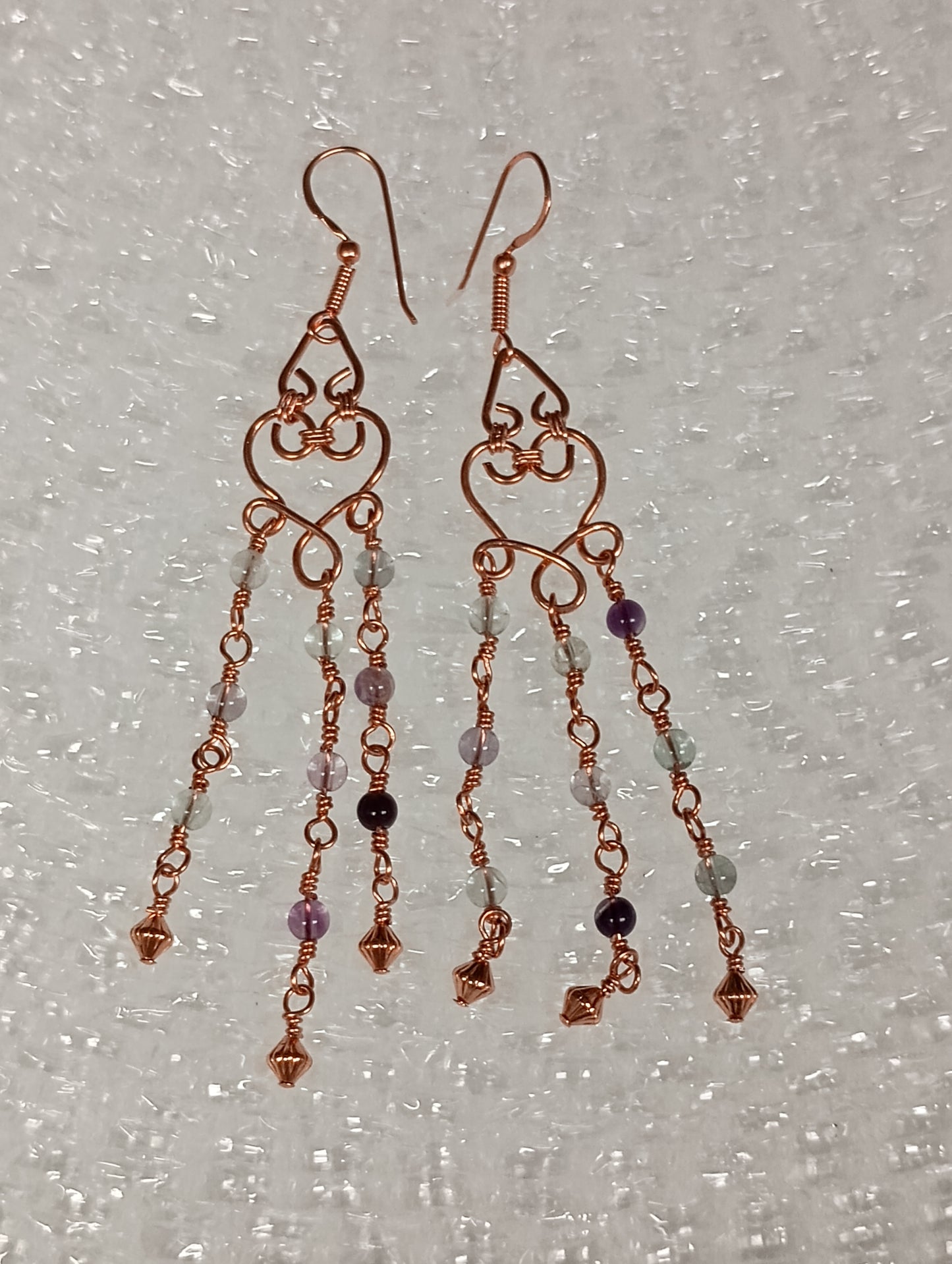 Flourite Hearts of Copper