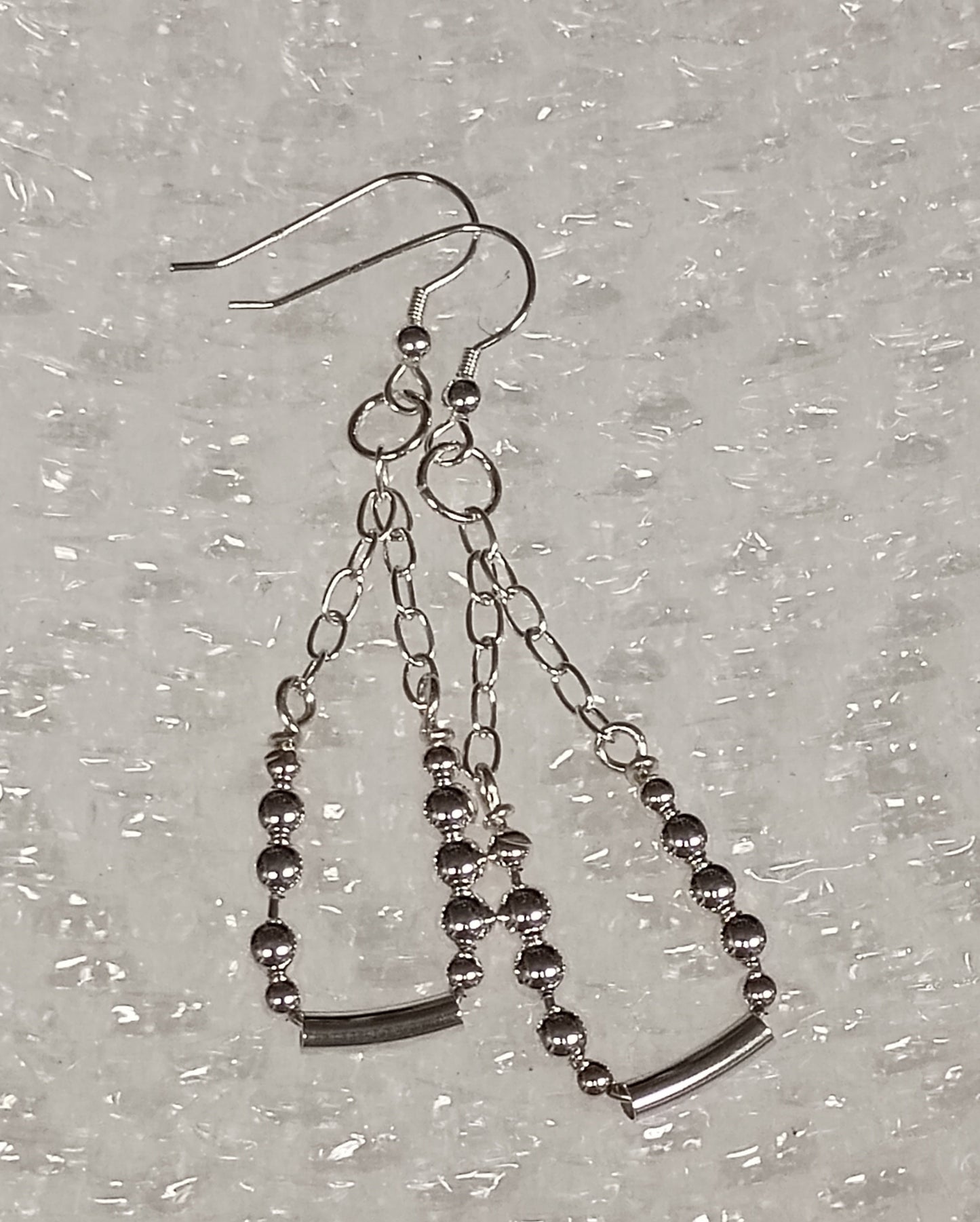 Sterling Silver Swing Earrings