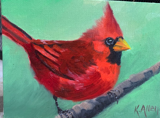 Baby Cardinal - Giclee print